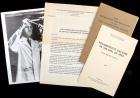 Jonas Salk - Signed Photo and Two Original Imprints About Poliomyelitis