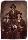 Fantastic Old West Tintype of Three Bad Hombres