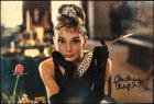 Audrey Hepburn -- Signed Color Photo From Breakfast at Tiffany's