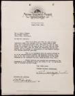 Louis B. Mayer: Signed Renewal Contract/Letter By Studio Titan Mayer To Legendary Production Head, Cedric Gibbons, Rare