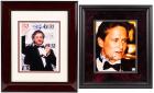 Two Signed and Framed Photos: Steven Spielberg Golden Globe for "Schindler's List" and Michael Douglas Portrait
