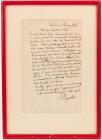 Giacomo Meyerbeer -- The German Opera Composer 's Autograph Letter Signed to Librettist Michel Carré, Mentioning Jules Barbier