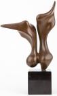 Binder, Erwin -- Celebrated Southern California Artist -- Patinated Bronze Sculpture