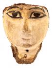 Egypt. Polychrome Wood Female Mummy Mask, 26th Dynasty, 664-525 B.C.