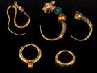 Greco-Roman Gold Jewelry, Five Piece Group, ca. 2nd Cent. B.C.-2nd Cent. A.D.