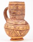 Islamic Terracotta Jug 900 -1200 AD, Found in Jericho, With COA & Provenance