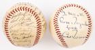 Beautiful 1956 Cleveland Indians Team Signed Ball + Al Rosen Signed Ball