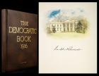Roosevelt, Franklin D. -- The Democratic Book 1936 -- Signed Limited Edition Which Belonged to a German-Alien Who Sabotaged Pear