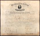 Lee, George Washington Custis -- Washington College Diploma Signed by R.E. Lee's Eldest Son