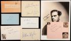 22 Autographs of the Greatest Film Directors of All Time Including Welles, Walsh, Cukor, Lean, Renoir and Wyler