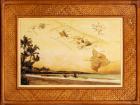 2007 Map of Hawaii -- Ka'anapali pohaku, by William Horak -- With Lovely Traditional Hawaiian Scene