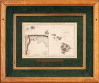 Chart of the Sandwich Isles : Sketch of Karakakooa Bay, c. 1790 -- Early Map of the Hawaiian Islands Tracking Capt. Cook's Voyag