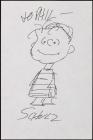 Schulz, Charles: Terrific Sketch of Linus, Inscribed and Signed