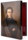 Fedoskino Lacquer Box -- Alexander Pushkin (Orest Kiprensky), 1827