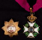 Medal of the Ordre Royal de l'Etoile d'Anjouan Comores -- With an Order of Leopold