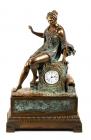 Bronze Empire Mantle Clock - 2