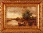 Early 20th Century Russian Landscape, Original Oil On Canvas - 2