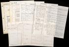 Collection of 4 Apollo Era Engineer Logs and Contractor Notes