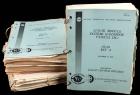 Apollo Mission: Three Massive Ringed Work Binders, Lunar Module Systems Handbooks LM-1