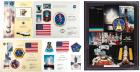 Four Flown Shuttle Mission Patches, Three Flown US Flags & One Flown Apollo 11 25th Anniversary Flag