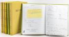 Six Books of Handwritten Recorded Notes, Observations, Issues, Tests by the Deputy Director 2001- 2003