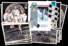 Interesting Collection of Space Ephemera: Flown Russian Film, 30 + NASA Apollo Color Lithos and 3 Apollo 11 Stereo Photographic