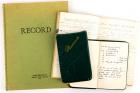 Personal Handwritten Notes of the Engineer/Flight Director 1967- 1972 2 Diaries & 2 Pocket Notes