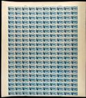 1935. Farley Special Printings, 7 Uncut Panes of 200 & 2 Souvenir Sheet Panes