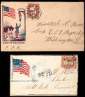 1860s. Civil War Union Patriotics, 10 Covers