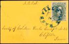 1861, 5c Olive Green, Stone A-B, Cover