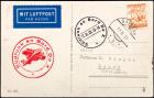 Nov 17, 1929 DO-X Trial Flight Photocard, Gaissau Dropping, Austrian Franking