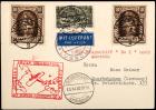 Nov 13, 1930 Saar Franked DO-X Card, Friedrichshafen & Jan 30, 1931 Bordpost Cancels, Sent to Europe Via Rio