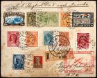 1930 Unusual Europe to U.S.A. Via Rio DO-X Cover with Russia Franking