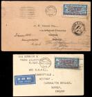 May 19 & May 20, 1932 Newfoundland to England DO-X Flight Covers, 2 Covers, Both with English Receivers