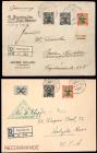 1931 Iceland Zeppelin Flights, 6 Covers & Cards