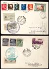 1933 Italian Zeppelin Flights, 2 Covers & 5 Cards