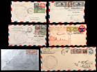 1929-1930s U.S.A. Franked Flown Zeppelin Covers, 60+ Covers & Cards