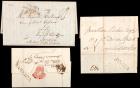 Jamaica. 1700s-1800s Stampless Cover Collection, 80 Items