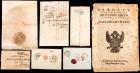 Worldwide. 1631-1850s Interesting Disinfected Mail Collection, 220 pieces