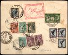 Nov 8, 1930 DO-X Crew Cover with Franking from 10 Different Countries, Only 6 Covers Known - 2