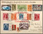 Jan 30, 1931 Europe to South America DO-X Flight Cover with Germany, Russia & SCADTA Franking, Sent to Chile. Very Rare - 2