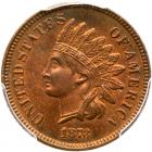 1873 Indian Head 1C. Closed 3 PCGS MS64 RB