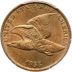 1858 Flying Eagle 1C. Lg Letters PCGS MS65