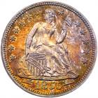 1855 Liberty Seated 10C PCGS Proof 65