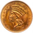 1862 $1 Gold Indian PCGS MS65