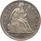 1871 Liberty Seated $1 PCGS AU53