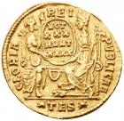 Constantius II. Gold Solidus (4.42 g), AD 337-361 Choice VF - 2