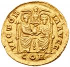 Valentinian II. Gold Solidus (4.47 g), AD 375-392 EF - 2