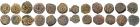 12-piece Hasmonean Dynasty AE prutah group