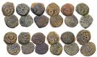 12-piece group of Hasmonean Dynasty AE prutah